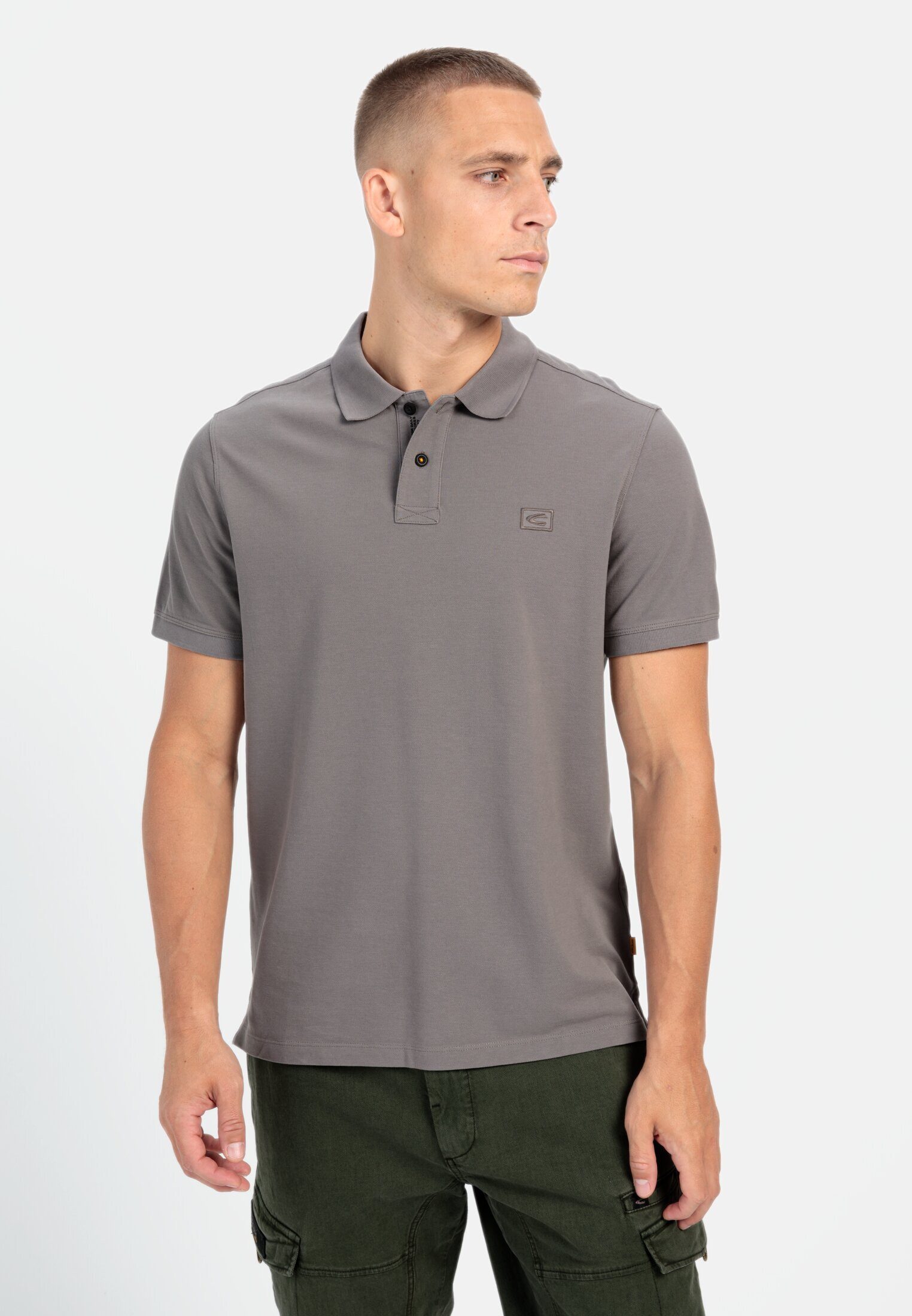 camel active Poloshirt aus reiner Baumwolle Halbarm Polo Футболки_Poloshirt