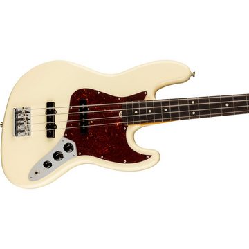 Fender E-Bass, American Professional II Jazz Bass RW Olympic White - E-Bass