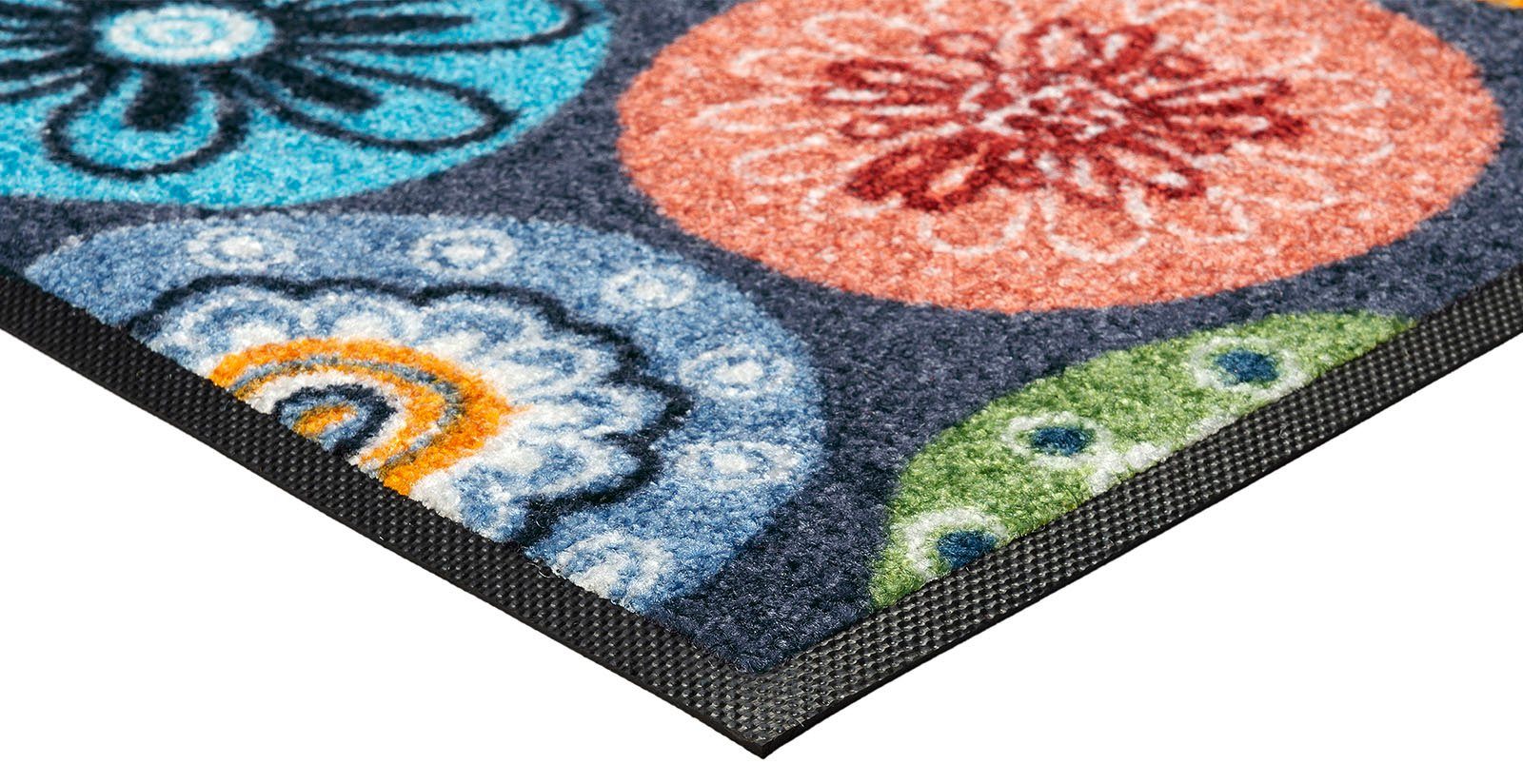 wash+dry by Kleen-Tex Fußmatte Coralis, rechteckig, Höhe: 7 mm, Schmutzfangmatte, rutschhemmend, In- und Outdoor geeignet, waschbar – Bild 3 von 5