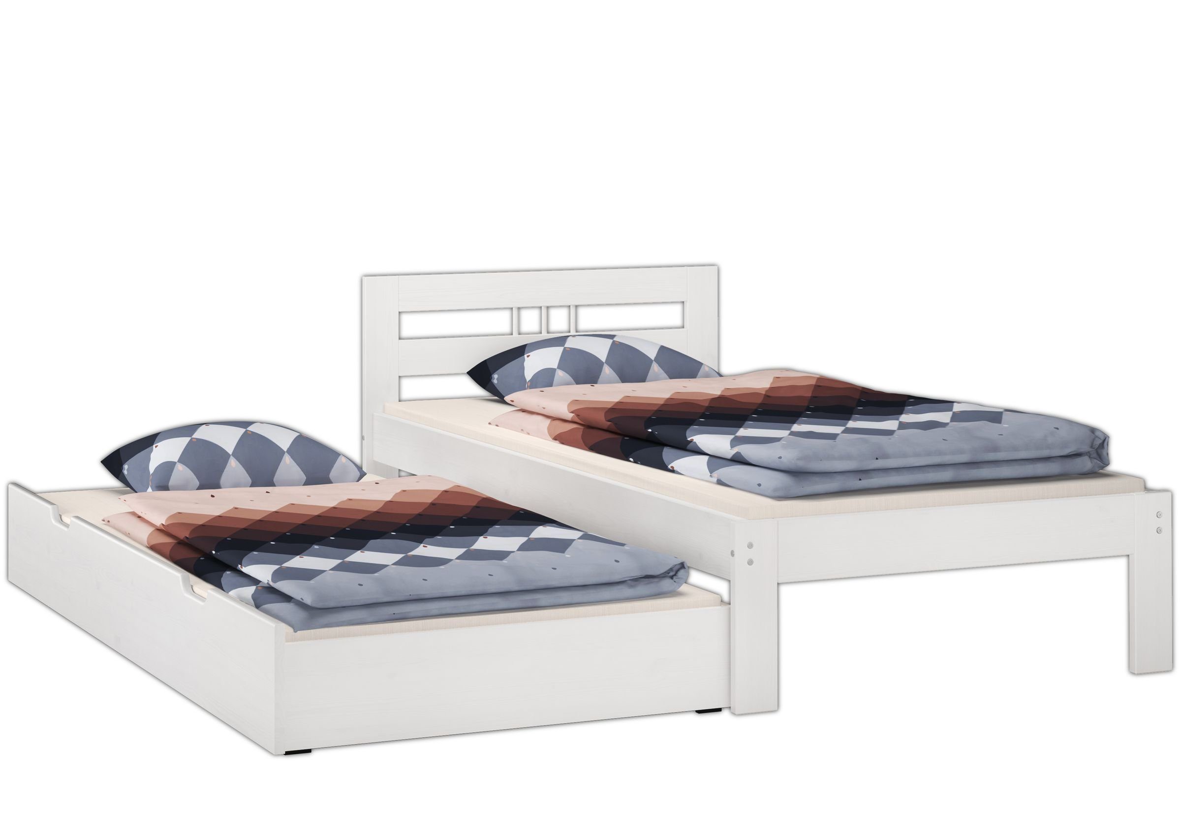 ERST-HOLZ Bett Futonbett Bettrahmen Einzelbett Kiefer günstig online kaufen