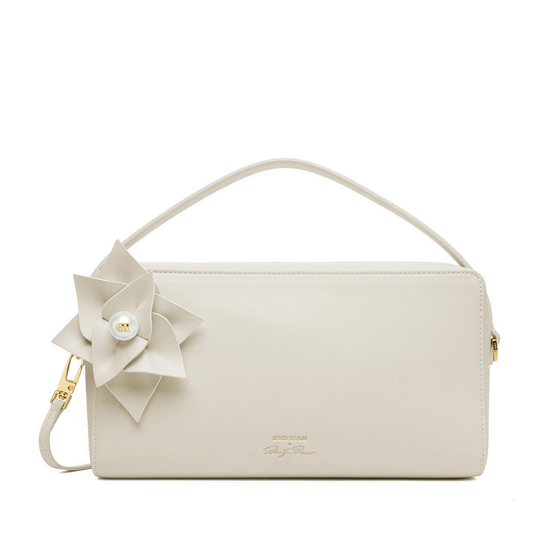 GINO ROSSI Handtasche Gino Rossi Damenhandtasche Weiß