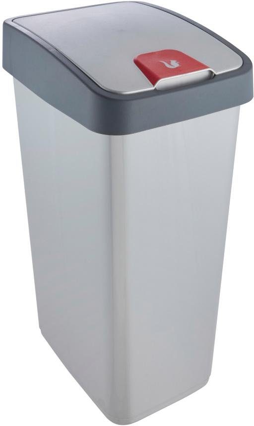 keeeper Mülleimer magne, Abfallbehälter mit Flip-Deckel, 40 x 30 x 61,5 cm, 45 l, komfortabler Soft-Touch-Point, Made in Europe