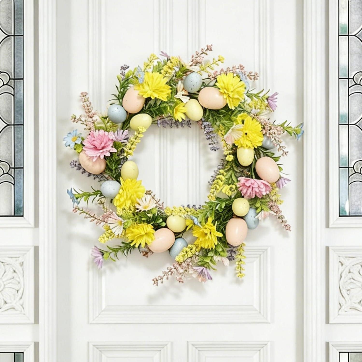 LuxusKollektion Osterkranz Osterkranz 40cm bunt mit Ostereiern