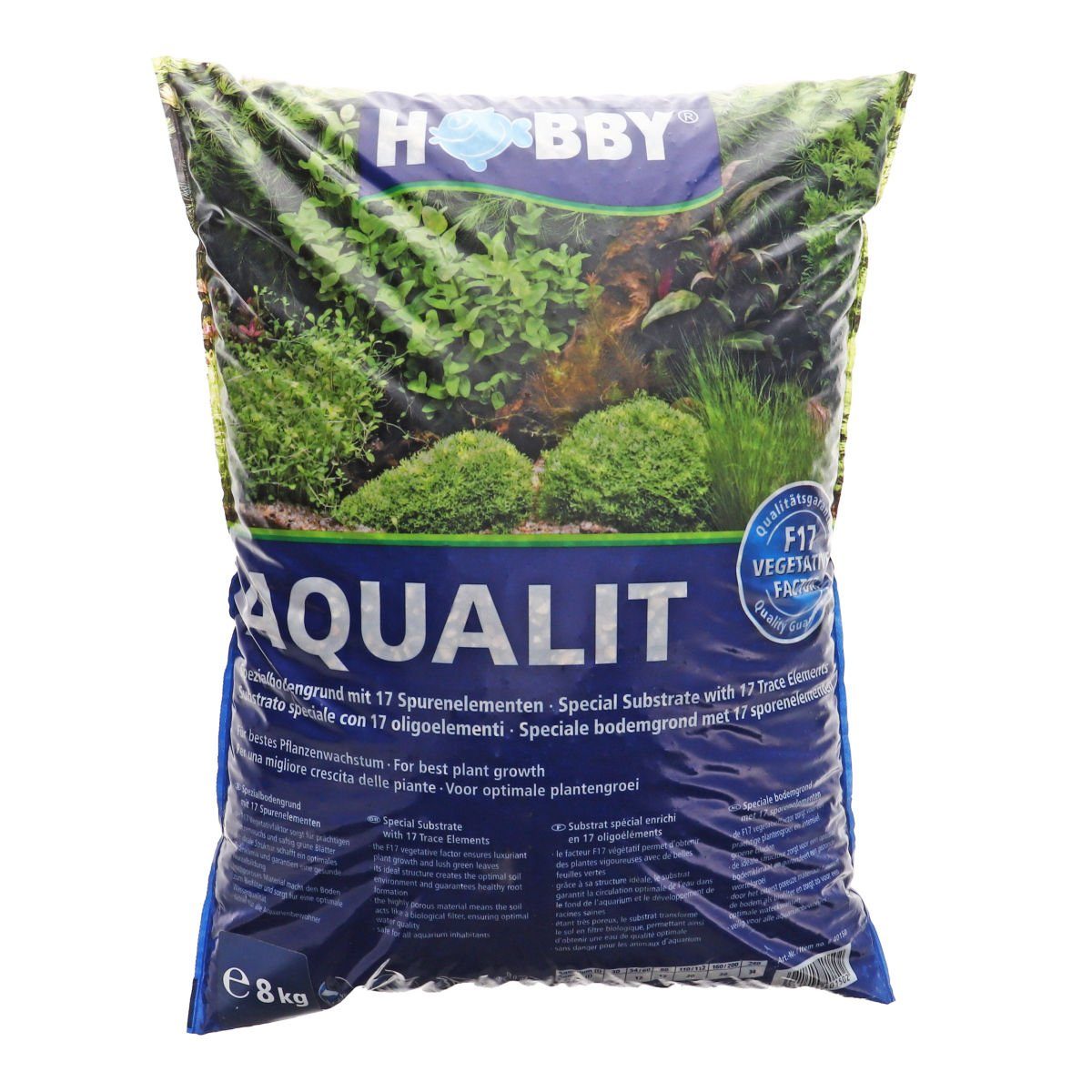 HOBBY Aquarienkies Aqualit, Bodengrund für Aquarien, 12 Liter