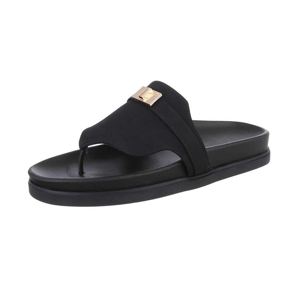 Ital-Design Damen Mules Freizeit Pantolette (86706368) Flach Pantoletten in günstig online kaufen