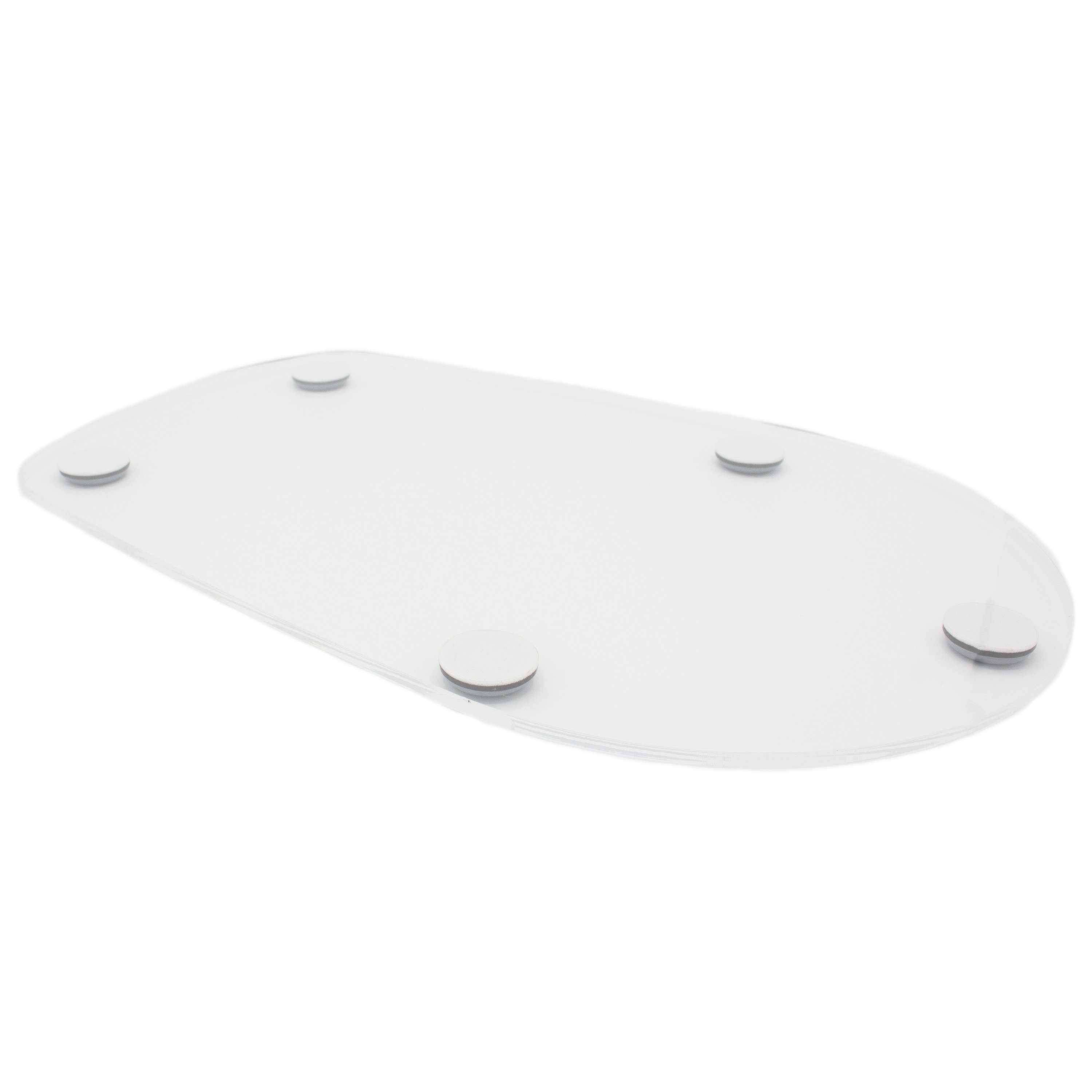 AREA17 Rollbrett Gleitbrett aus Acryl 38x22cm für KitchenAid, mit hochwertigen Teflongleitern für müheloses Verschieben