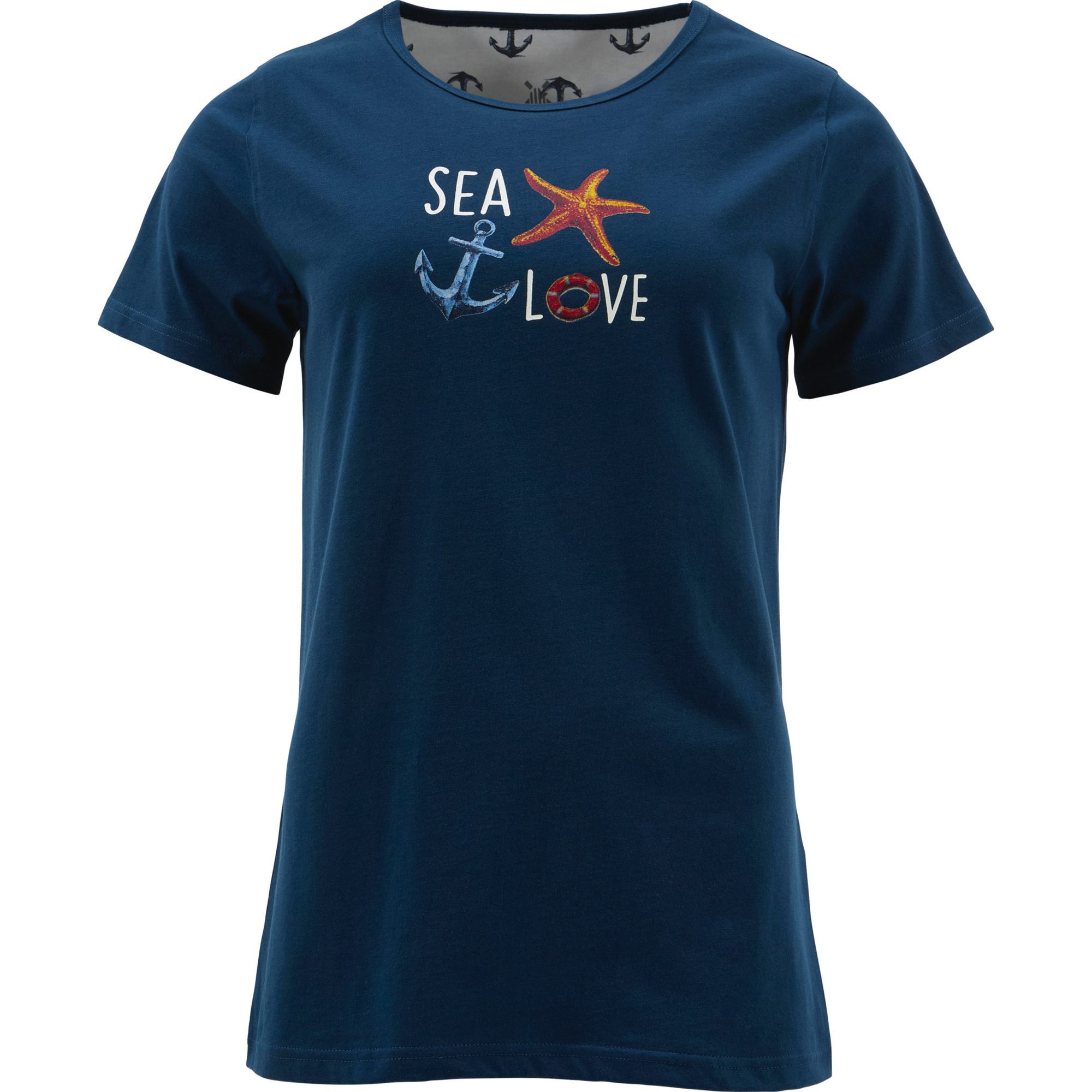Erwin Müller Pyjama Damen-Shorty Single-Jersey gemustert
