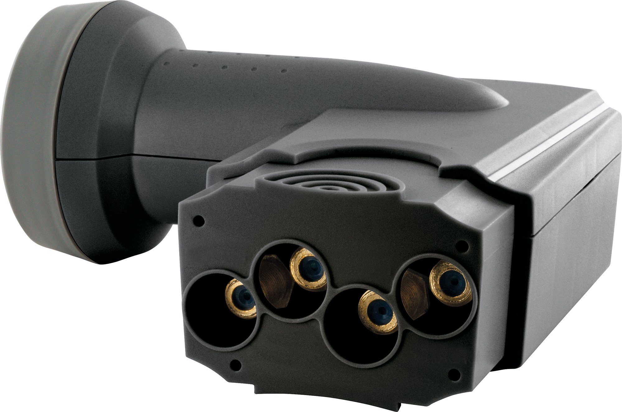 Schwaiger 714371 Universal-Quad-LNB (für 4 Teilnehmer, herausziehbare Wetterschutzabdeckung, anthrazit) – Bild 4 von 5