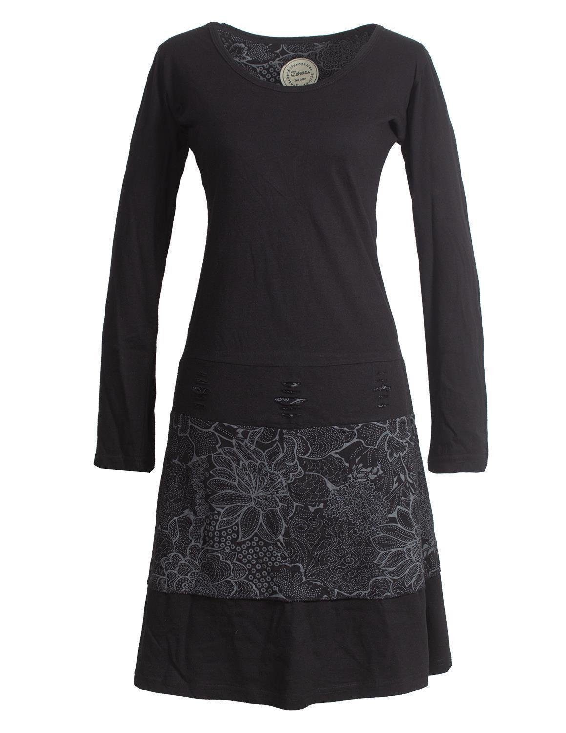 Vishes Jerseykleid Lagenlook Langarm Kleid mit günstig online kaufen