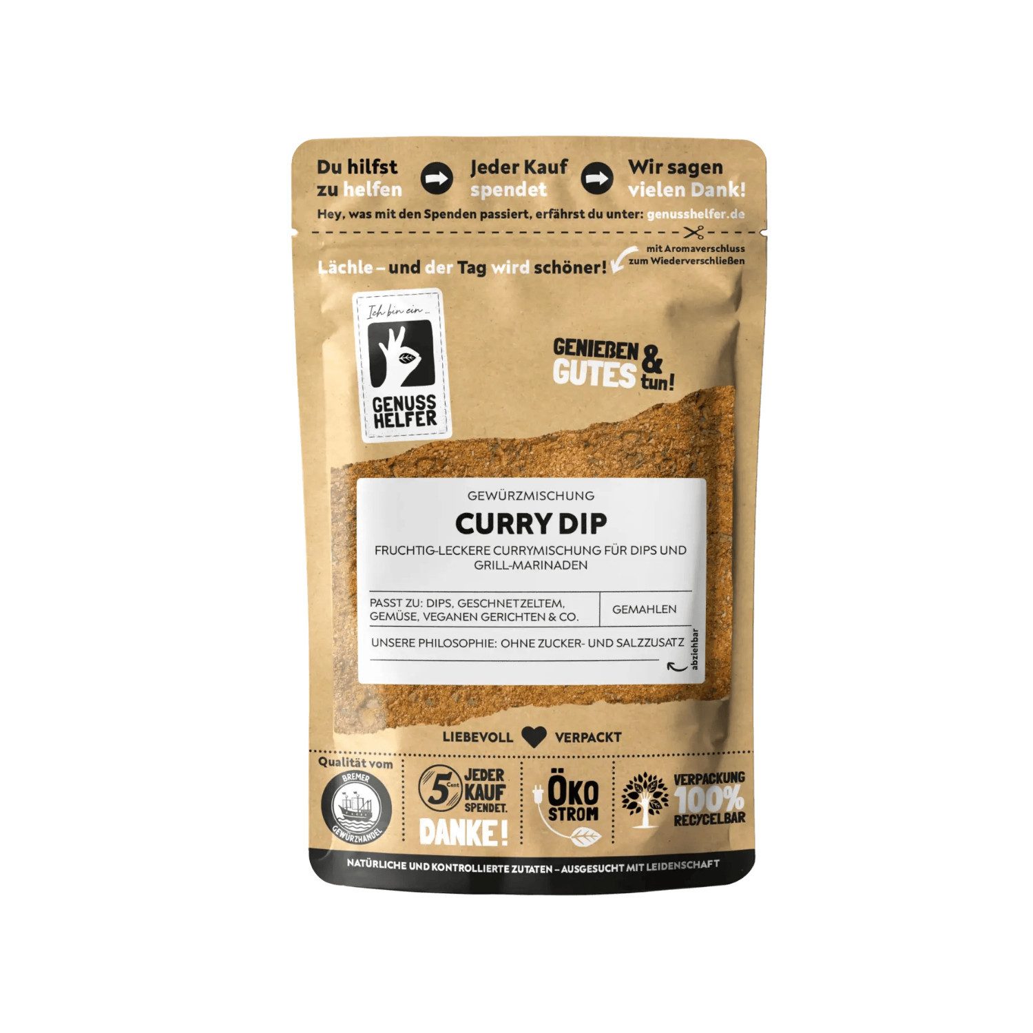Bremer Gewürzhandel Gewürz Curry-Dip, 100 g