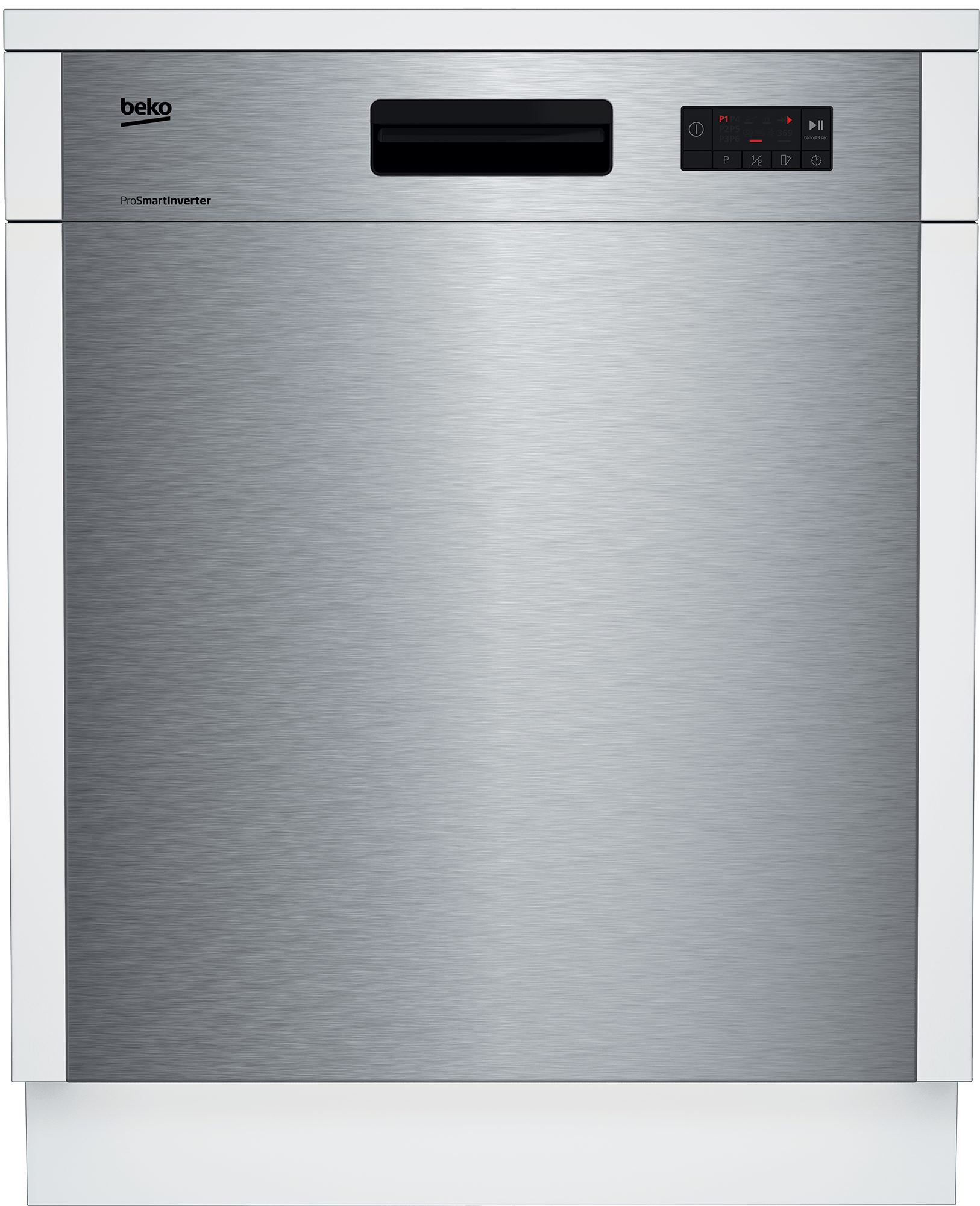 BEKO Unterbaugeschirrspüler BDUN16440X, 14 Maßgedecke, TrayWash – Intensivreinigung für 3 Backbleche in einem Durchgang