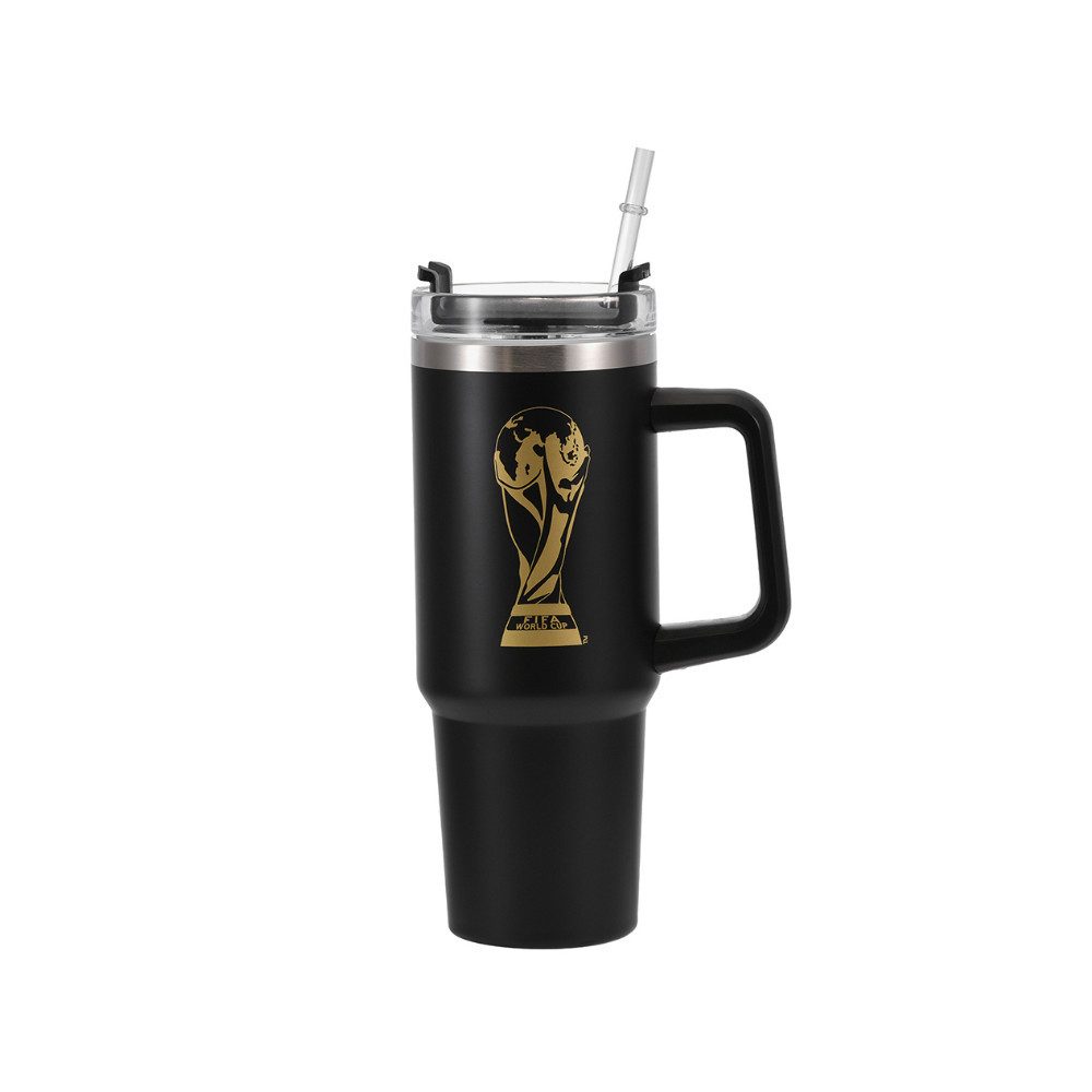 FIFA Thermobecher FIFA26 "30oz Trophy Tumbler -Black" 880ml, 100% Edelstahl