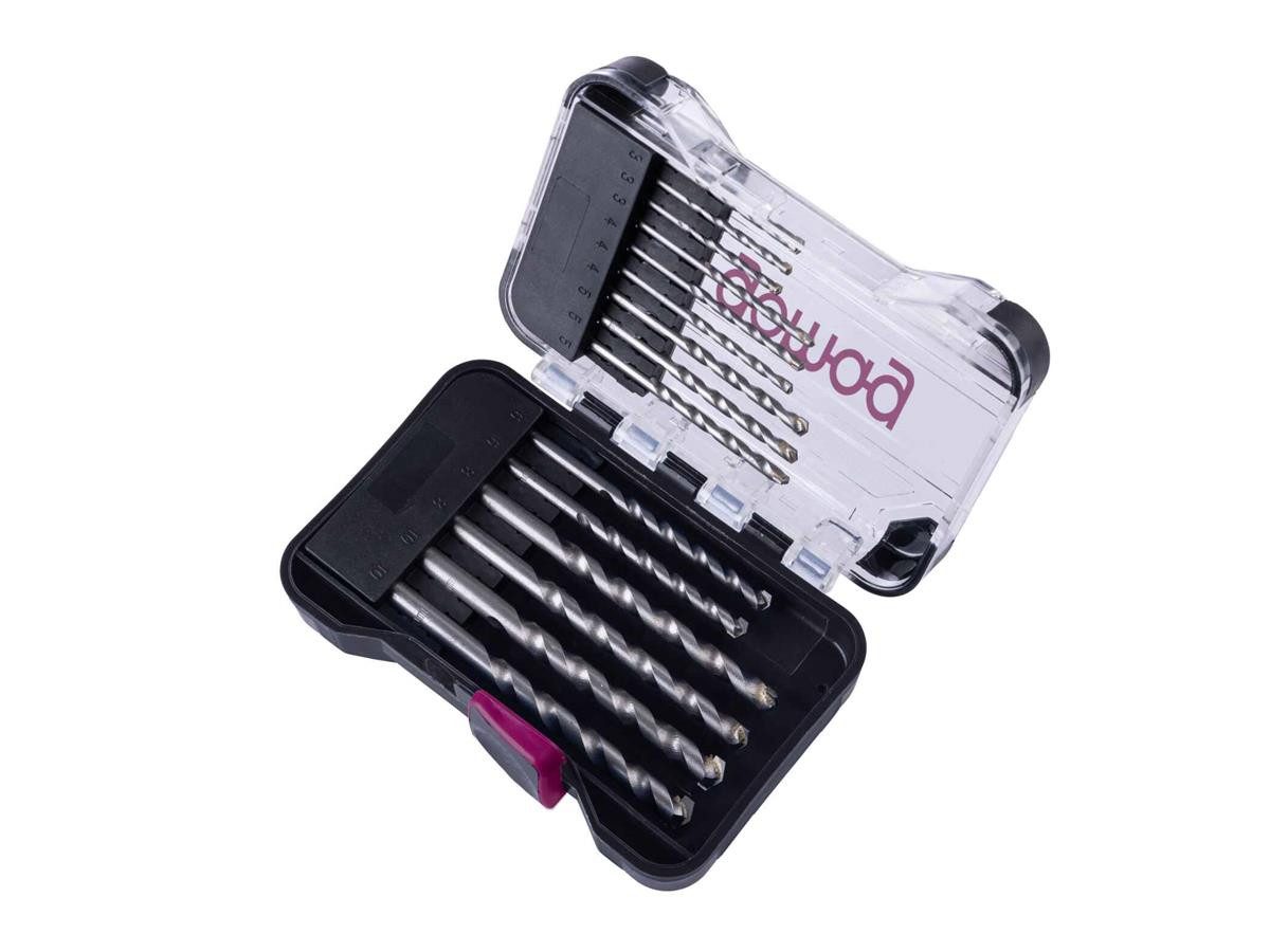 Gomag Steinbohrer GO-SBS15, (Set, 15-tlg., 3.0 - 10.0 mm), für Akkuschrauber & Schlagbohrschrauber