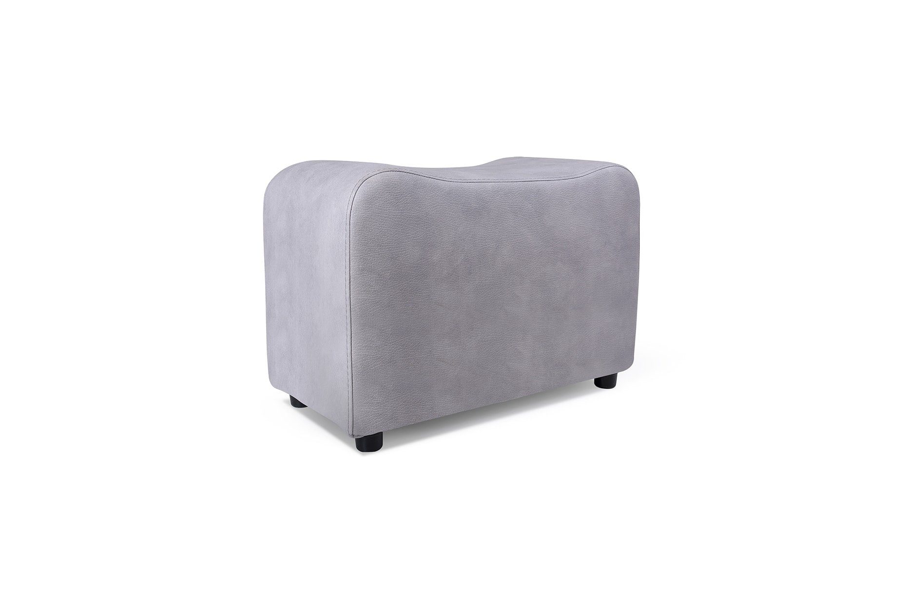 Siblo mit 3-Sitzer Grau Hocker Sofa Venus Funktionales