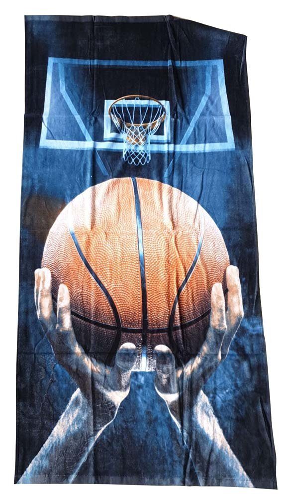 Jerry Fabrics Handtuch Sport Strandtuch Badetuch Basketball Training, Frottee (1-St)