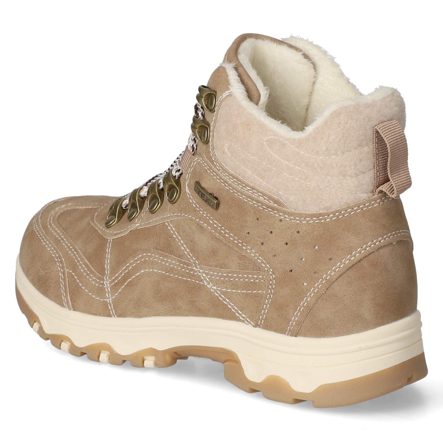 Jane Klain Jane Klain 252968000/438 Damen Textil & Synthetik taupe Winterstiefel