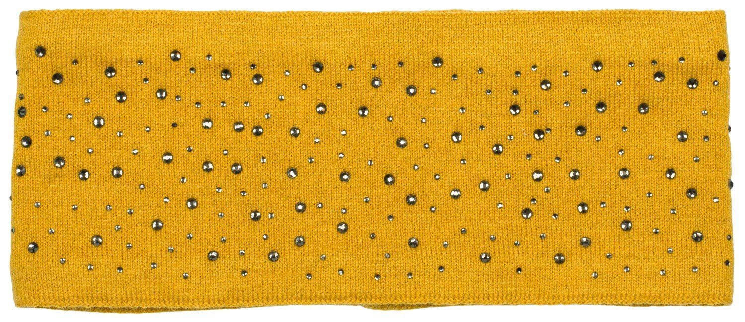 styleBREAKER Stirnband Feinstrick Stirnband mit Strass günstig online kaufen
