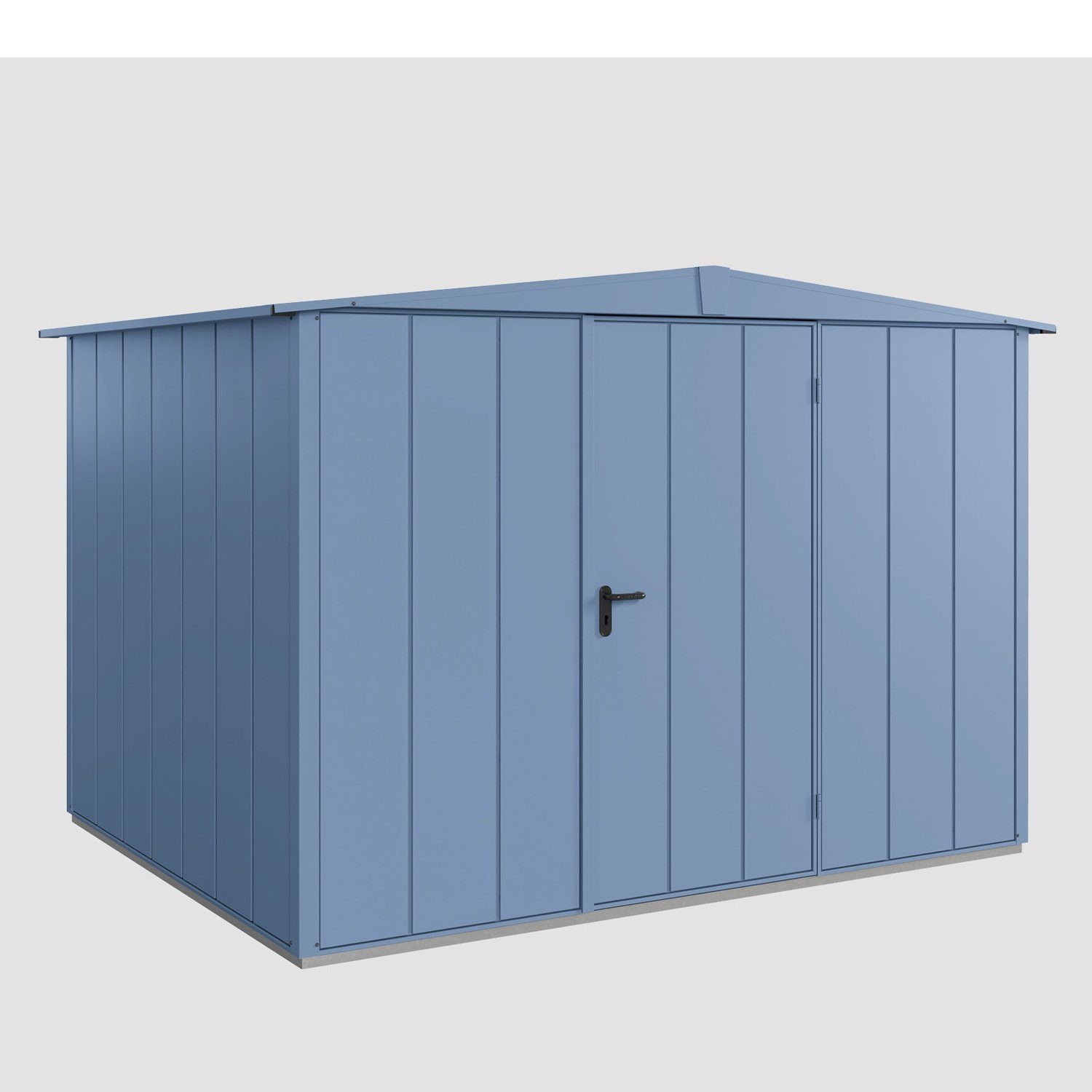Hörmann Ecostar Gerätehaus Elegant mit Satteldach (324 x 248 cm), aus Metall