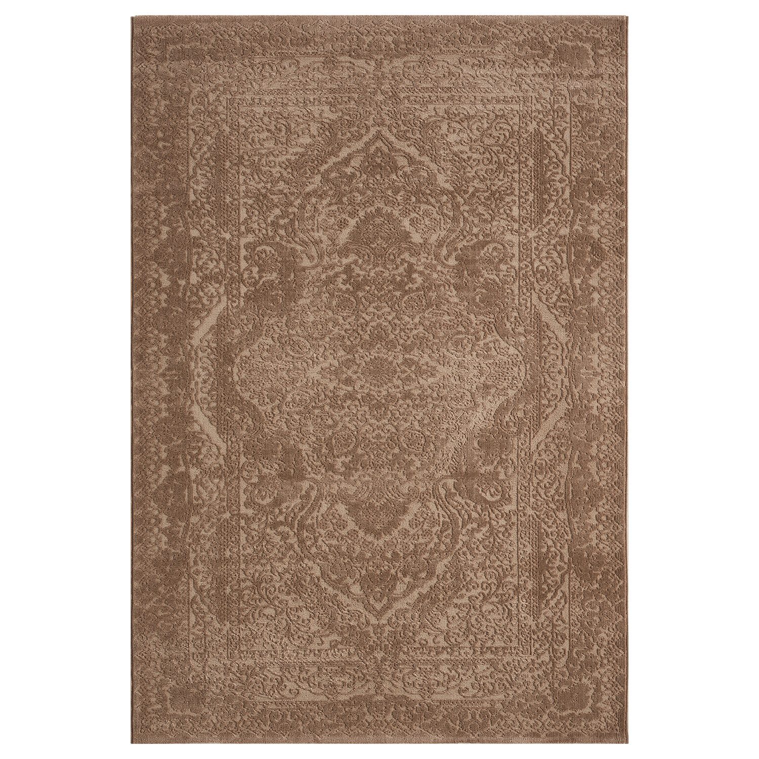 Vimoda Orientteppich Costalight, Klassischer und moderner Teppich, Rechteckig, Höhe: 8 mm, Orient Design, Hoch-Tief Effekt 3D, Vintage, Wohnzimmer, Schlafzimmer