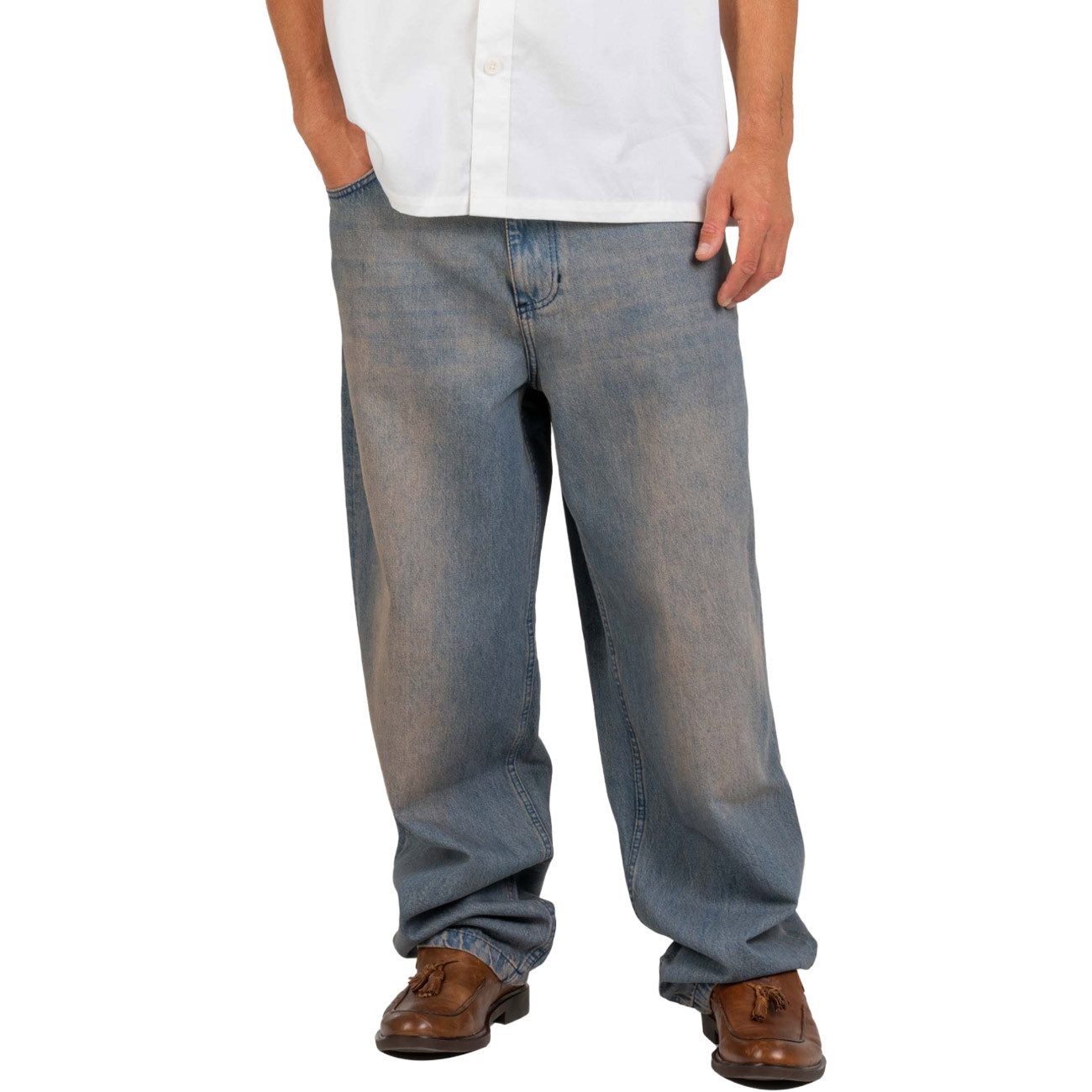 Relax-fit-Jeans Organic Baggy