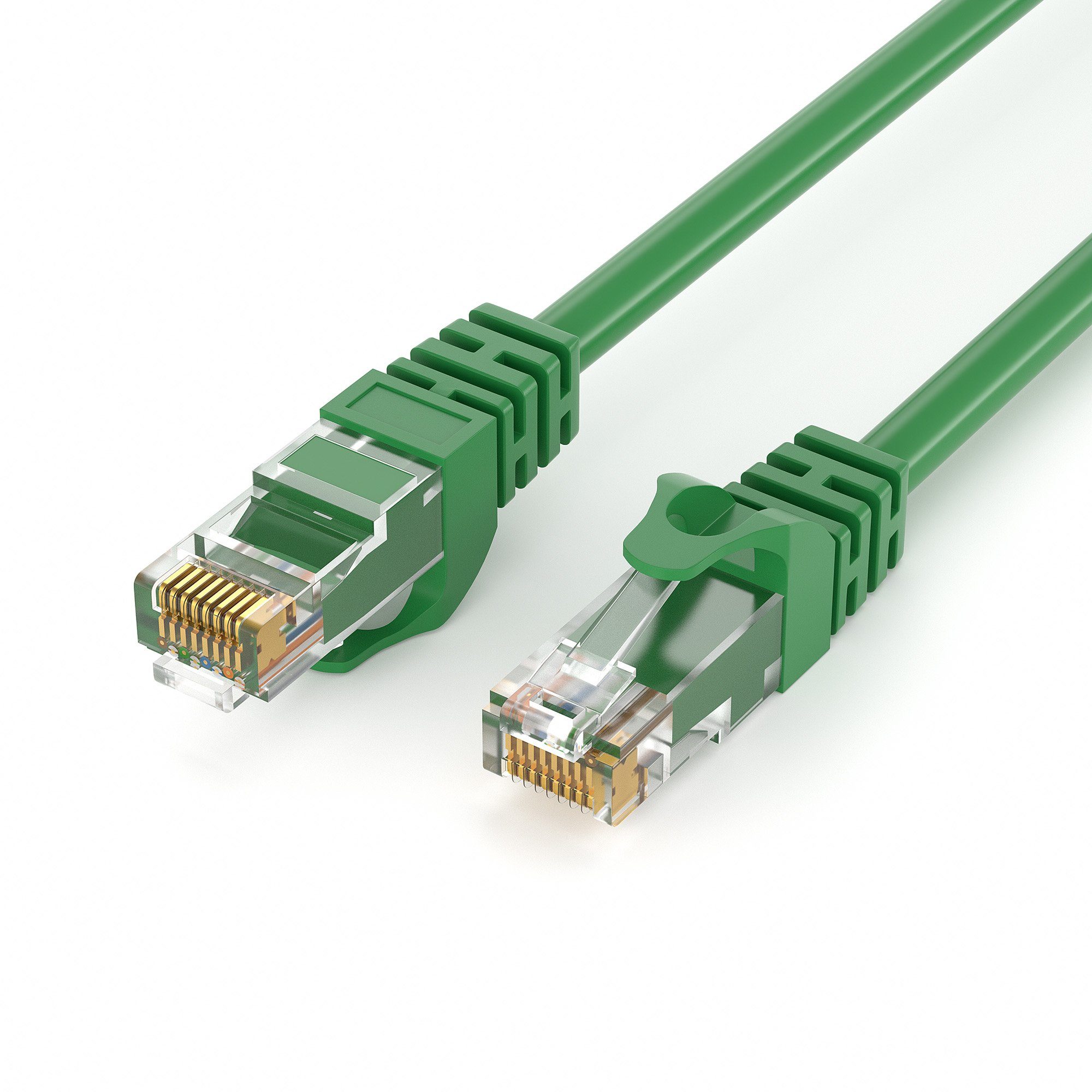 JAMEGA CAT 6 Patchkabel RJ45 Rohkabel LAN Kabel Ethernet Netzwerkkabel LAN-Kabel, CAT.6, RJ-45 Stecker (Ethernet) (500 cm)
