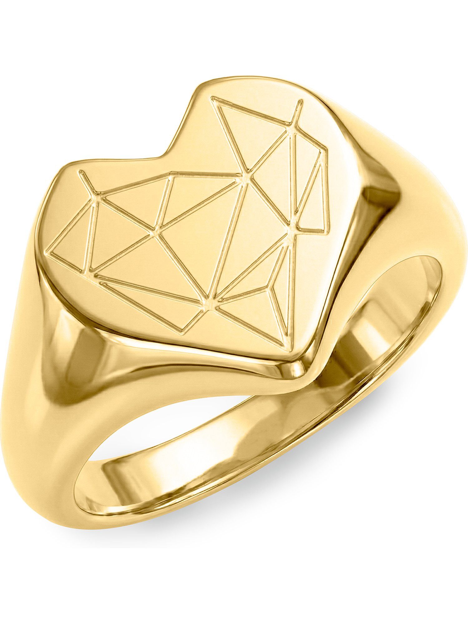 Fingerring Liebeskind Damen-Damenring Edelstahl