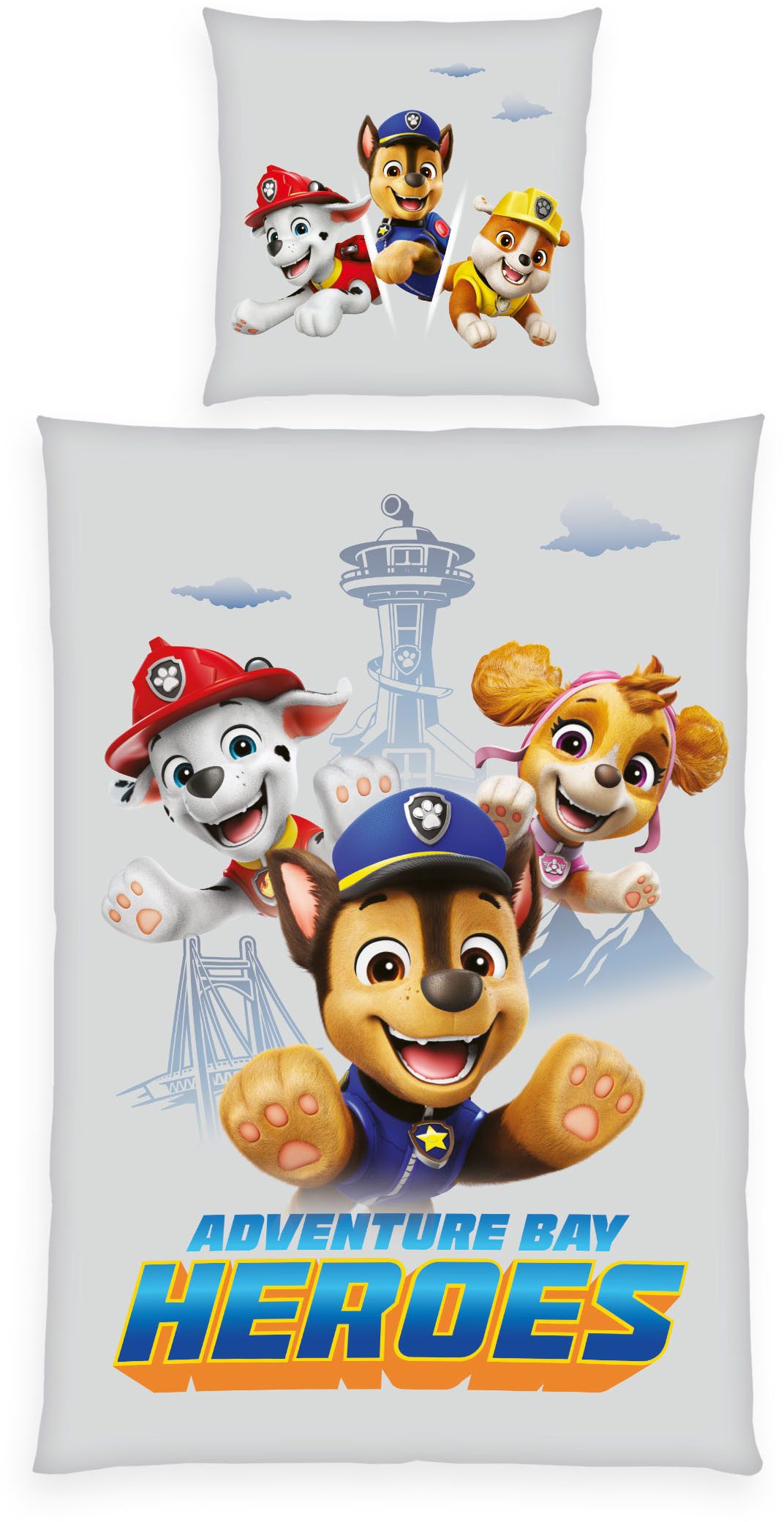 PAW PATROL Wendebettwäsche Paw Patrol, Flanell, 2 teilig, mit den beliebten günstig online kaufen
