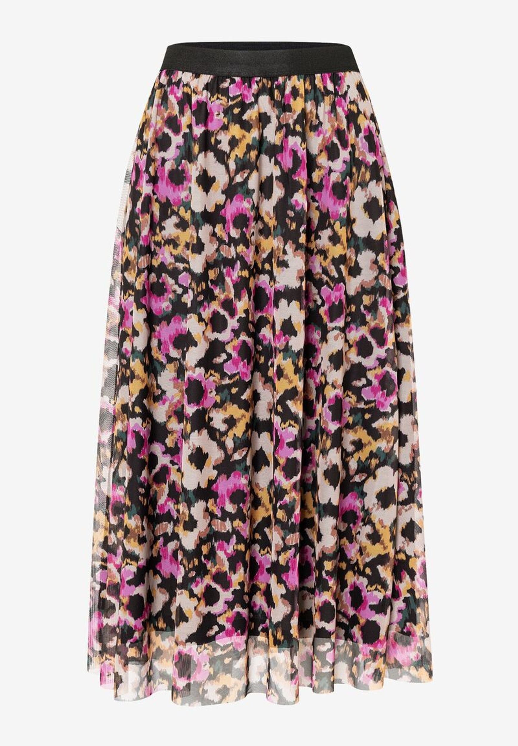Midirock Meshrock Flowerprint Herbst-Kollektion