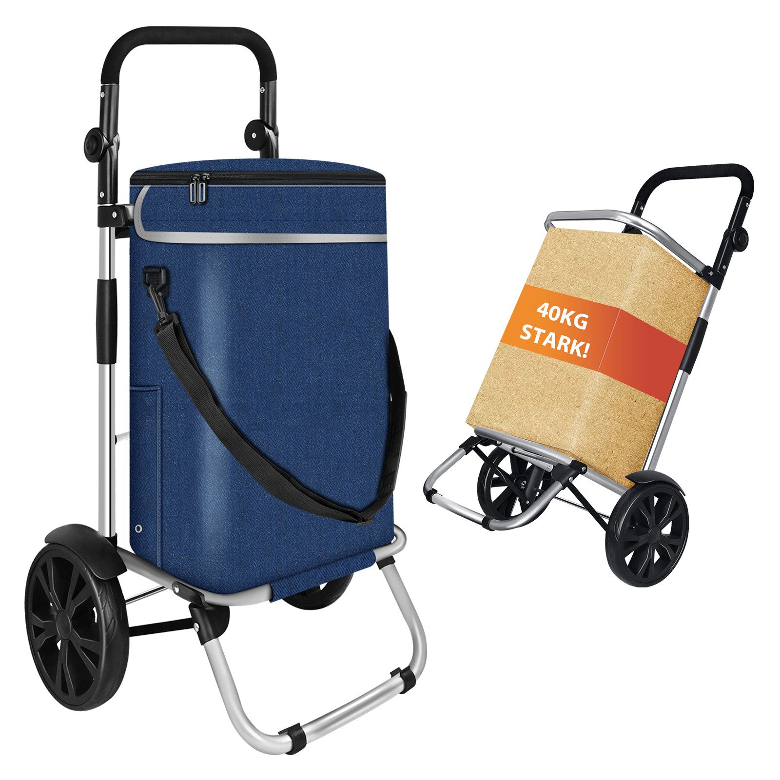 MODFU Einkaufstrolley 3in1 Einkaufsrollwagen Einkaufsbeutel Einkaufswagen günstig online kaufen
