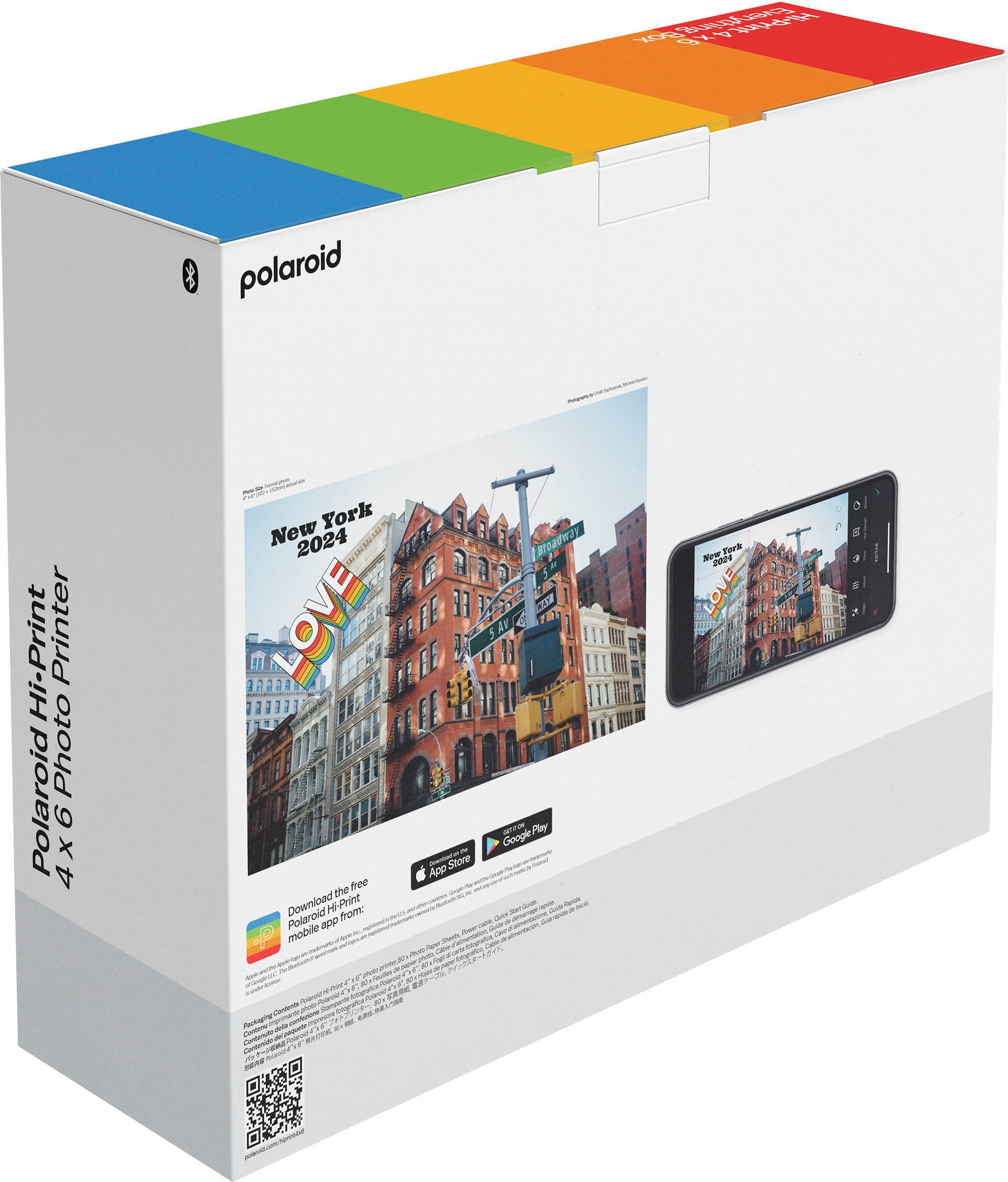 Polaroid Hi Print 4x6 Foto Drucker inkl. Papier Fotodrucker, (Bluetooth)
