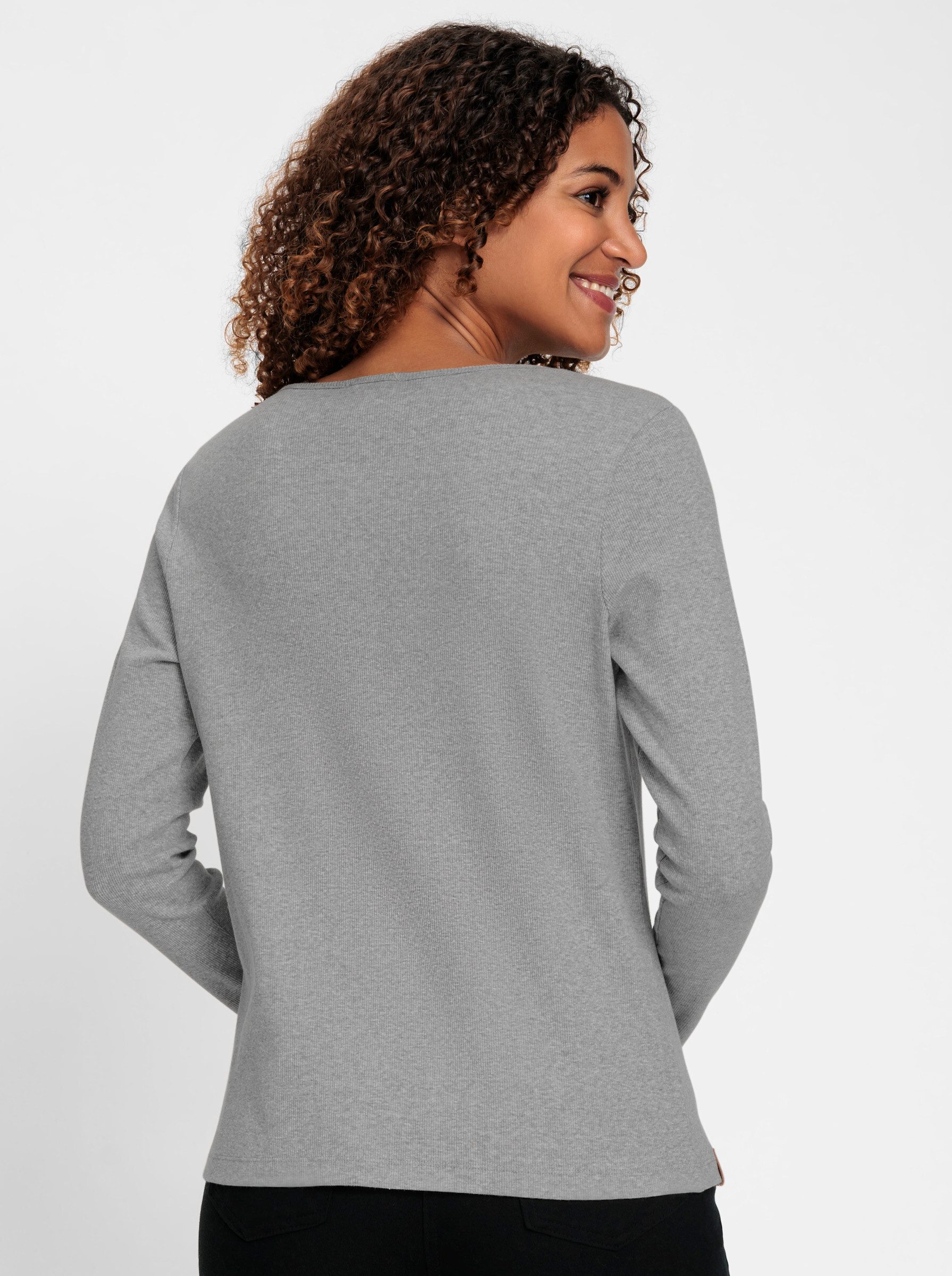 Witt T-Shirt Rundhals-Shirt Langarm