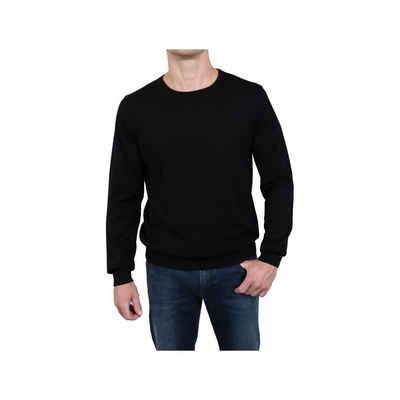OLYMP V-Ausschnitt-Pullover schwarz regular (1-tlg)