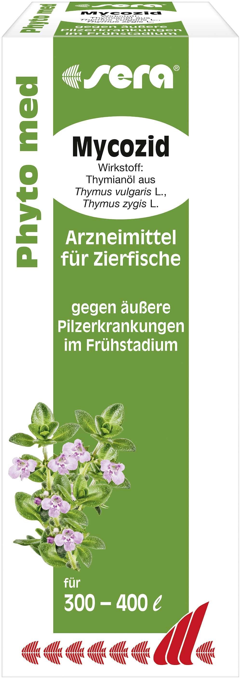 Aquariendeko sera Mycozid gegen äußere Pilzerkrankungen
