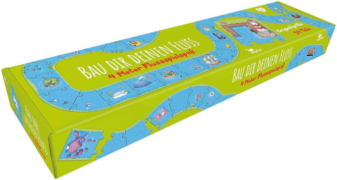 Magellan Puzzle Bau dir deinen Fluss, Puzzleteile, Made in Germany