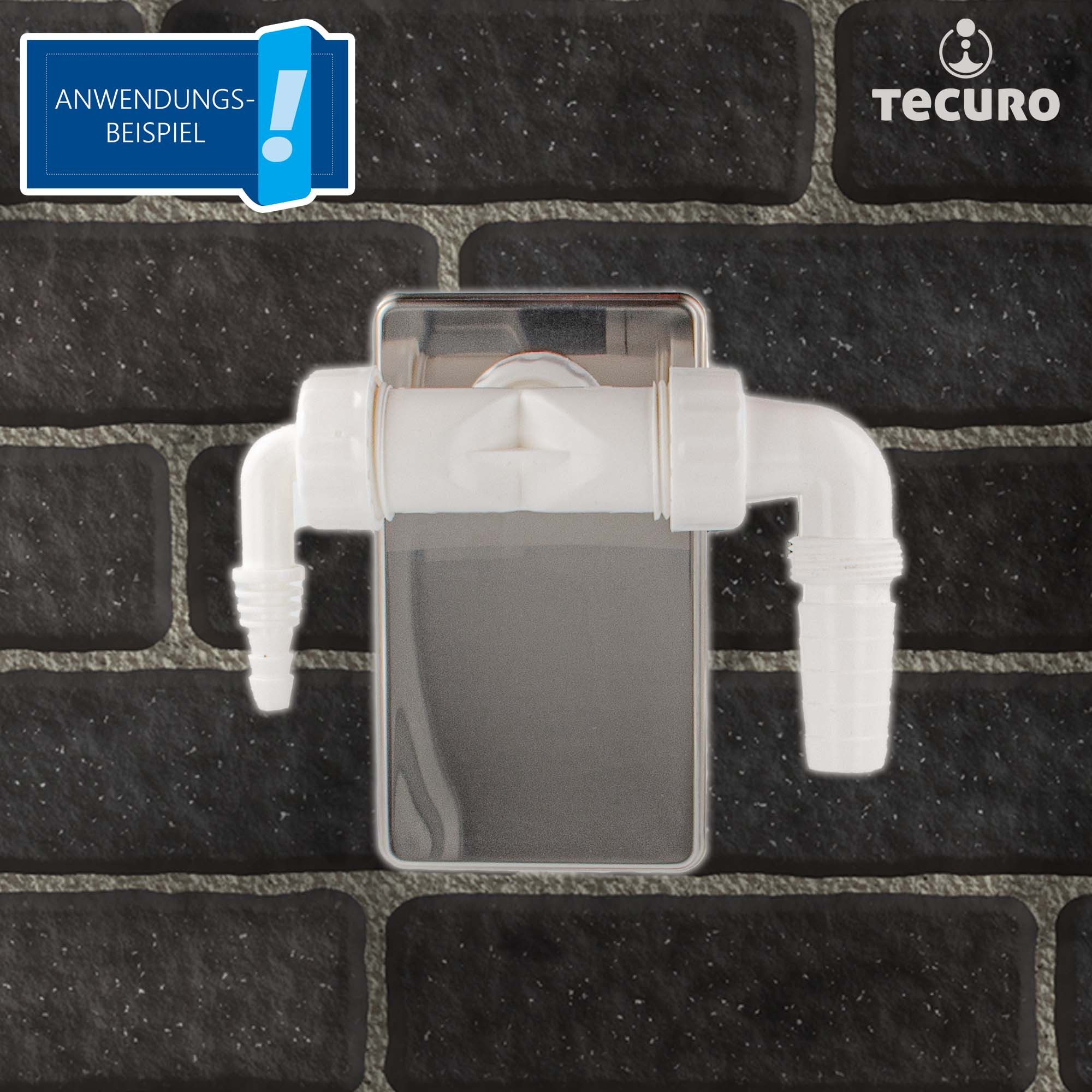 tecuro Siphon Waschgeräte Doppelanschluss für Trockner und Waschmaschine, 1 Zoll ÜWM – Bild 5 von 5