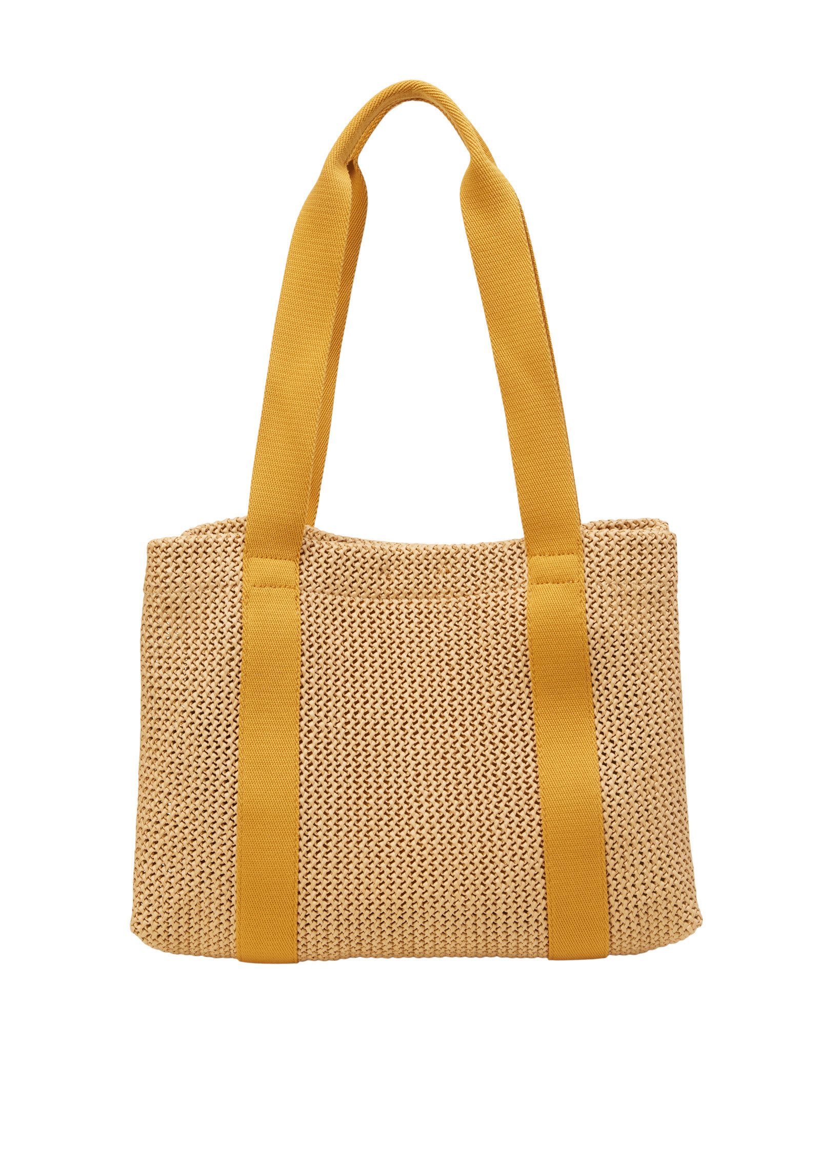Marc O'Polo Shopper in Crochet-Raffia-Bast-Optik