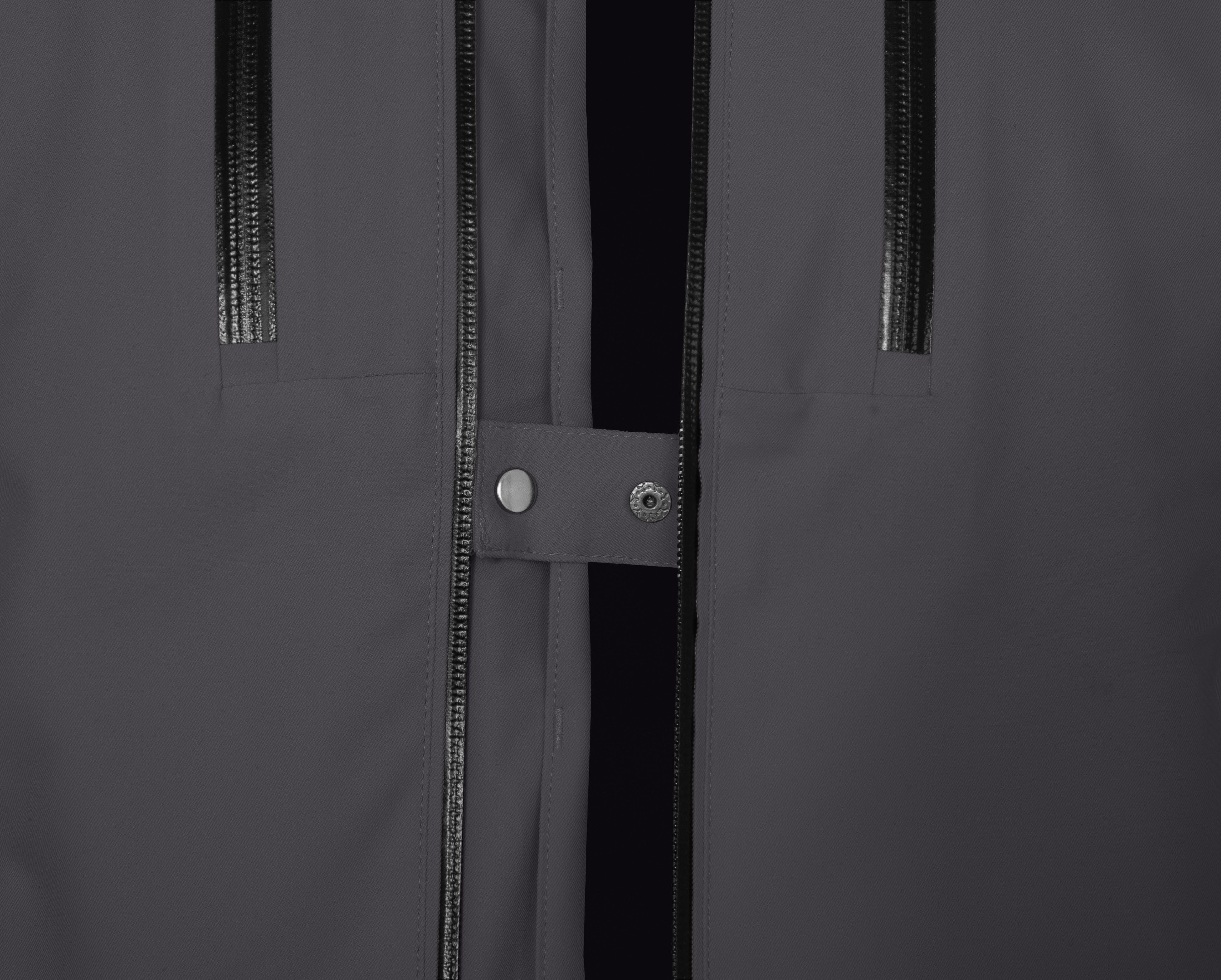 Bergson Regenjacke LEKNES THERMO Weste Damen Regenweste, recycelt, leicht wattiert, 20000 mm Wassersäule, No