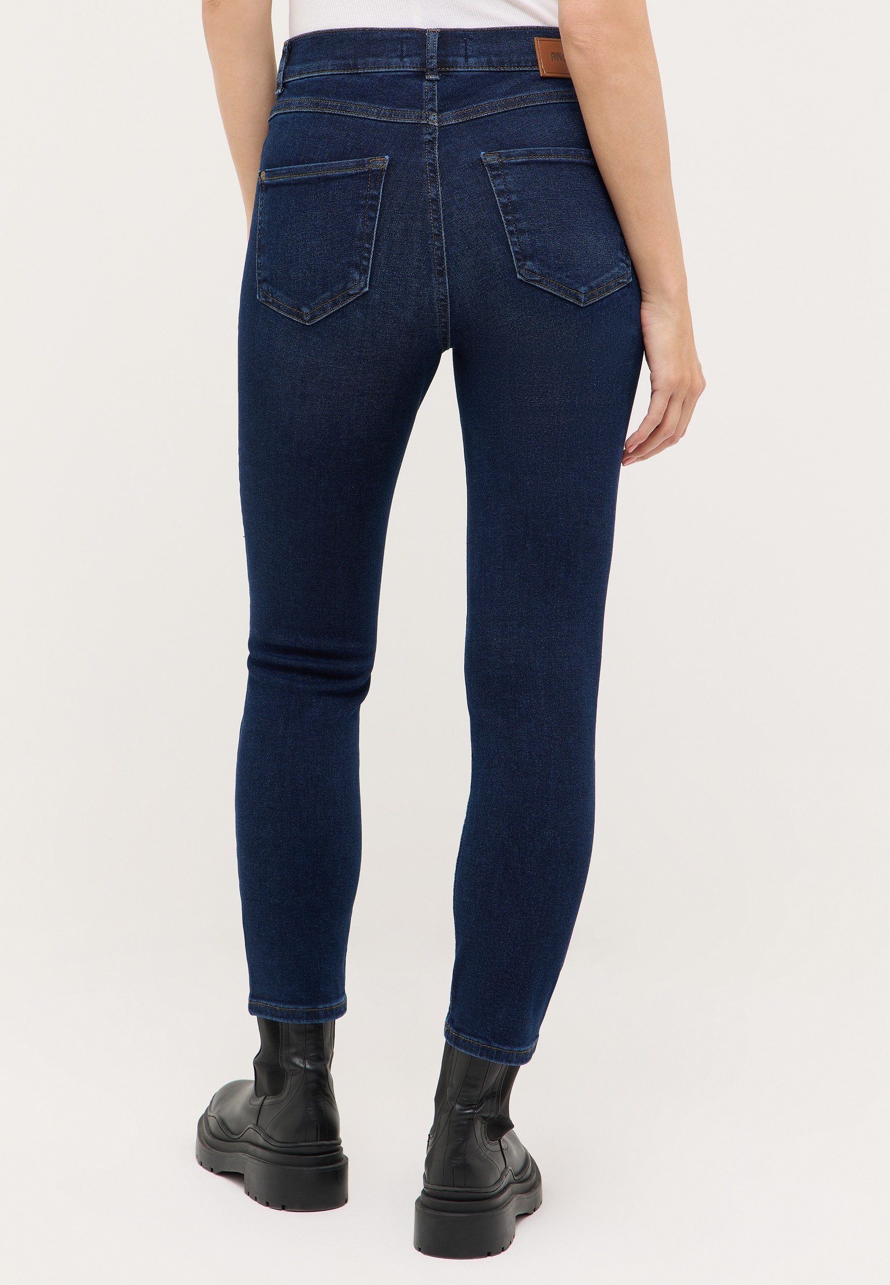 ANGELS 7/8-Jeans ORNELLA mit Used-Waschung