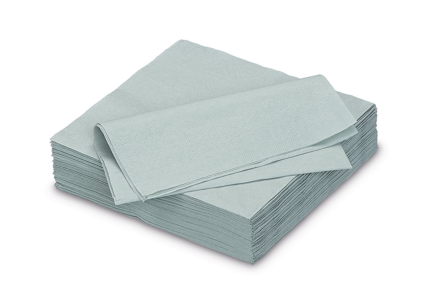 AVA Papierserviette, Servietten aus Papier 33x33cm 2-lagig 50 Stück Silber / Grau