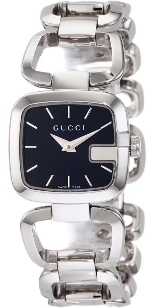 GUCCI Luxusuhr GUCCI G-Gucci Silber Schwarz YA125510