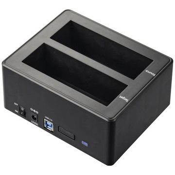 Renkforce Festplatten-Dockingstation USB 3.2 Gen 1 (USB 3.0) SATA 2 Port, mit Clone-Funktion