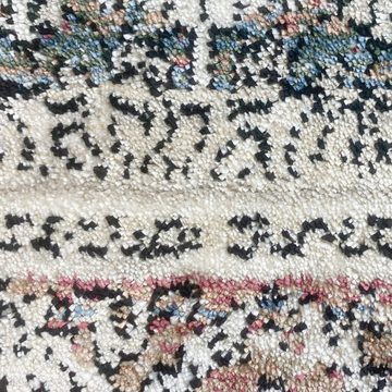 Teppich Orientalischer Seidenoptik Teppich, glänzend & weich, rot beige, Teppich-Traum, rechteckig, Höhe: 7 mm