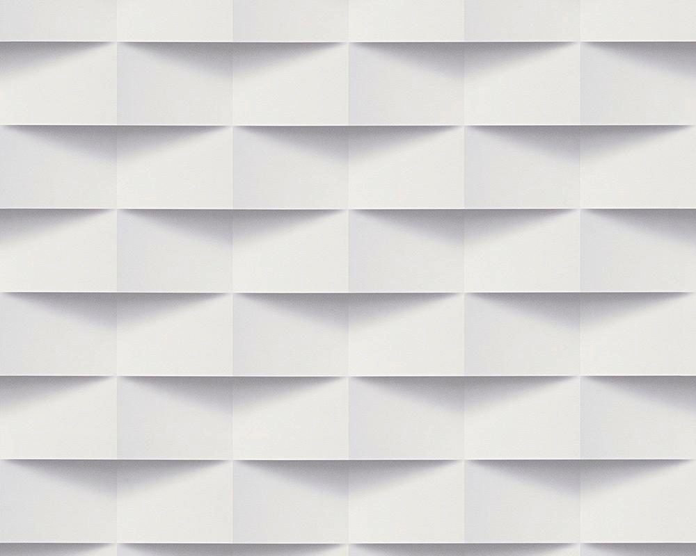 living walls Vliestapete Scandinavian, leicht strukturiert, 3D-Optik, geometrisch, grafisch, Grafik Tapete 3D Effekt Обои Wohnzimmer Schlafzimmer Küche Design