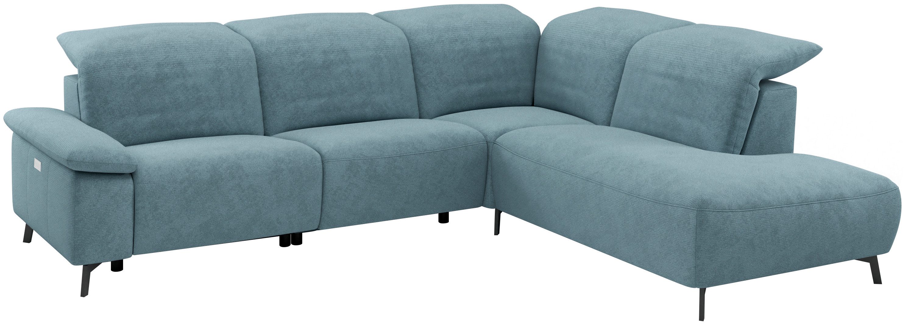 Musterring Ecksofa MR 370, intelligenter Komfort im modernen Design, Optionale Relaxfunktion, flexible Kopfteile & klappbare Armlehnen