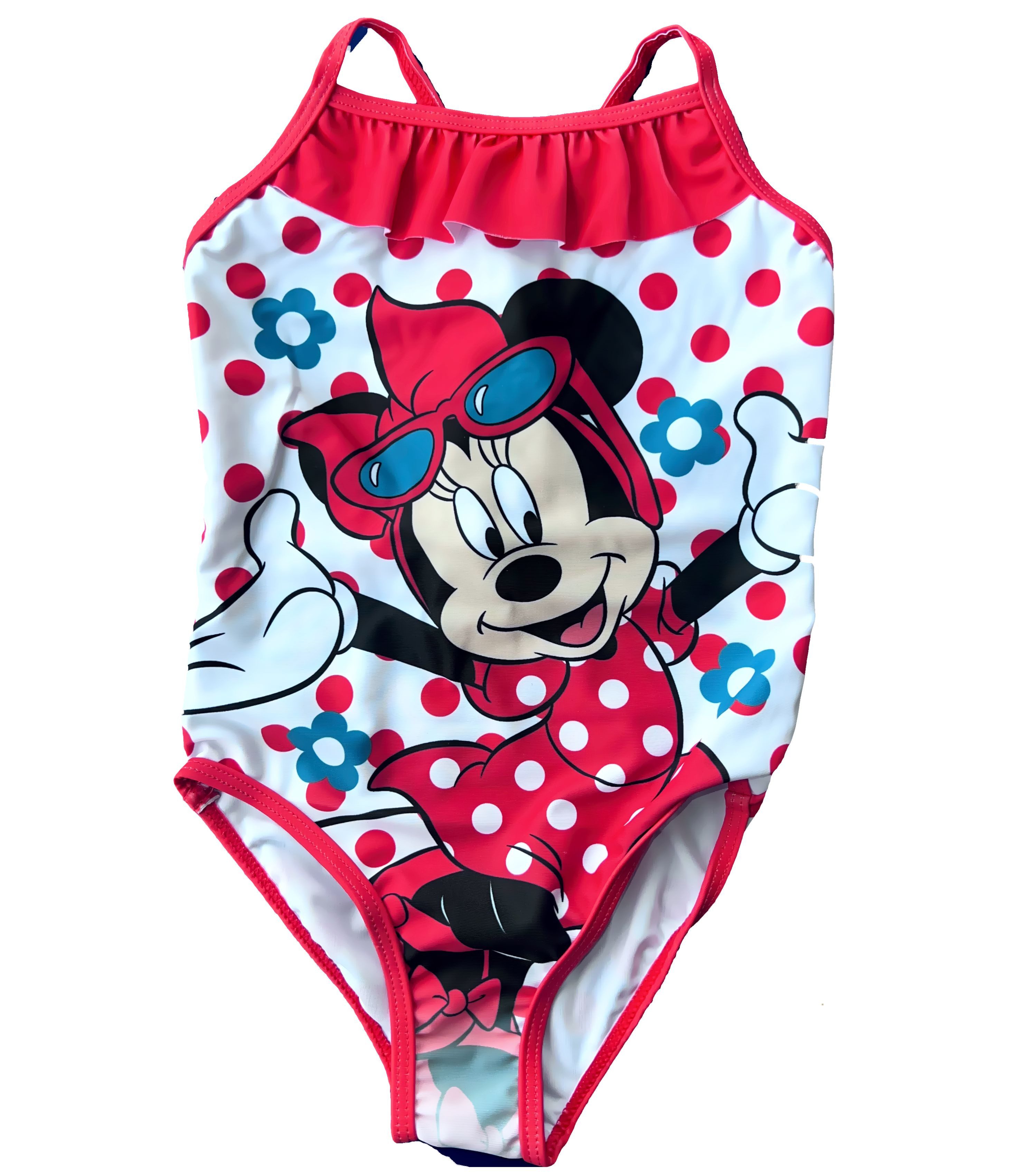 Disney Minnie Mouse Badeanzug Disney Minnie Maus Badeanzüge für Mädchen (1-St)