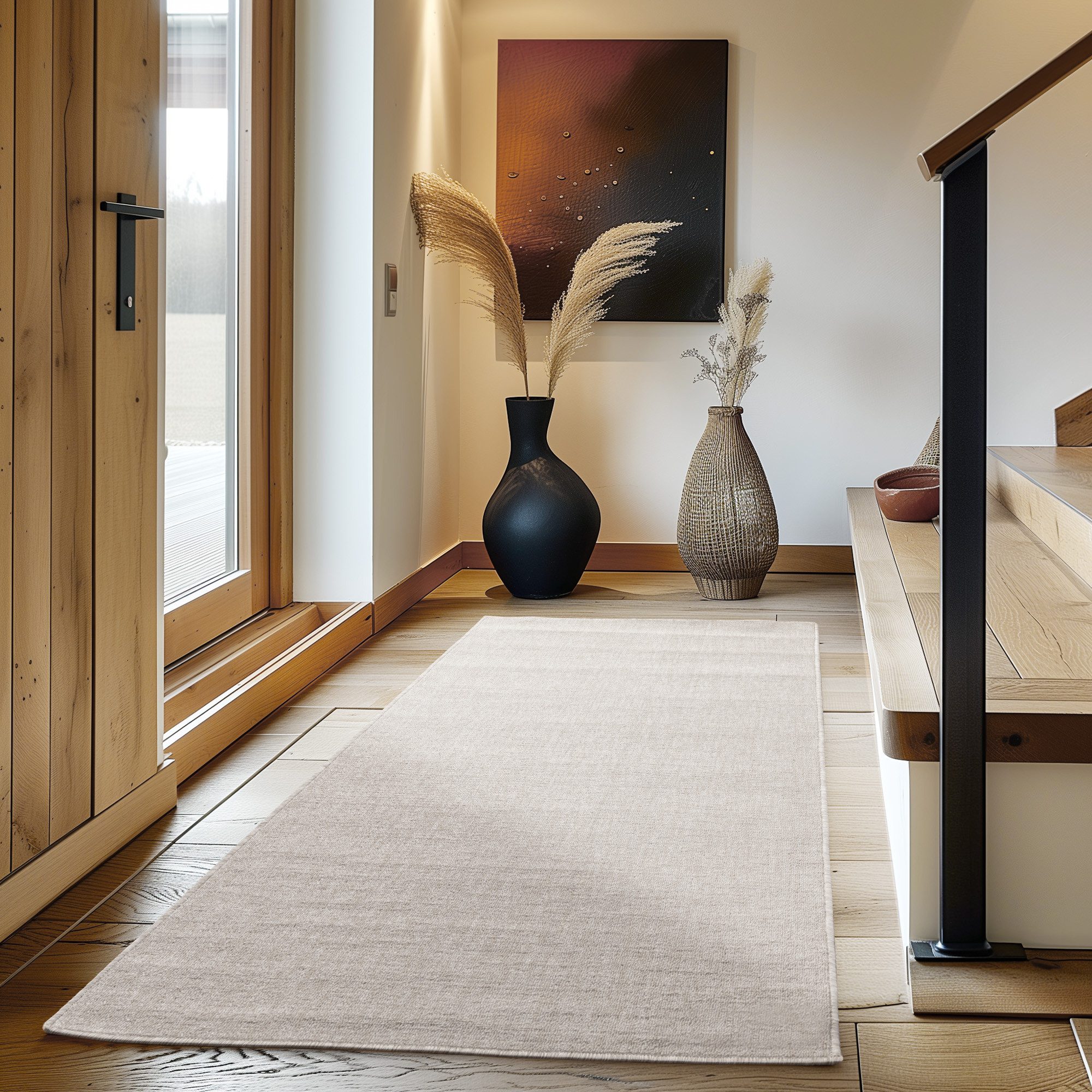 Carpettex Schlingenteppich Unicolor - Einfarbig, Läufer, Höhe: 7 mm, Kurzfl günstig online kaufen