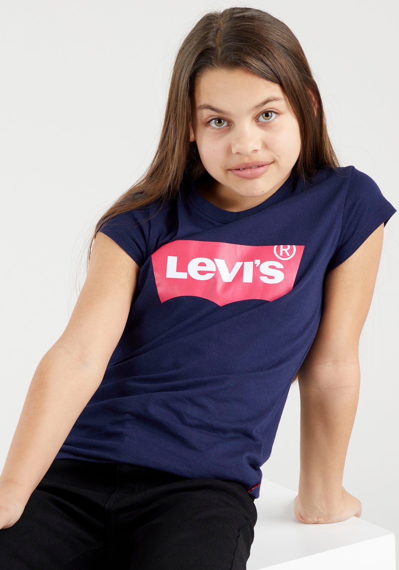 Levi's® Kids T-Shirt BATWING GIRLS for TEE peacoat/tea