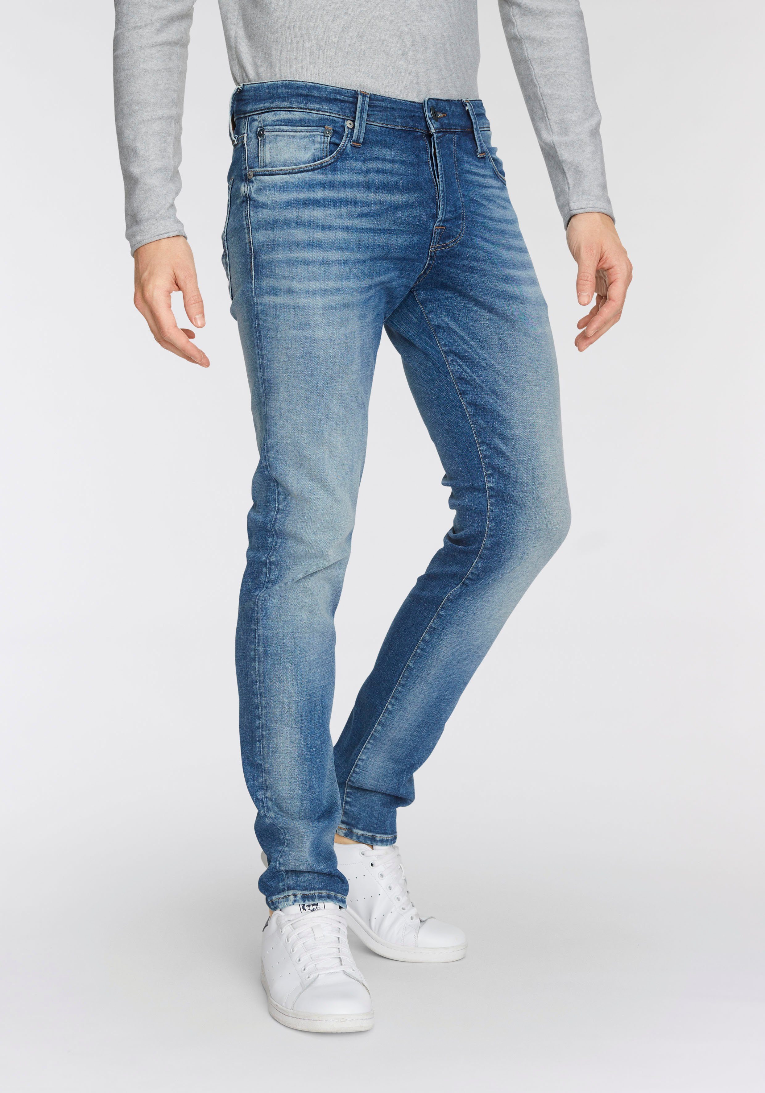 Jones Jack & ICON GLENN Slim-fit-Jeans light-blue-used