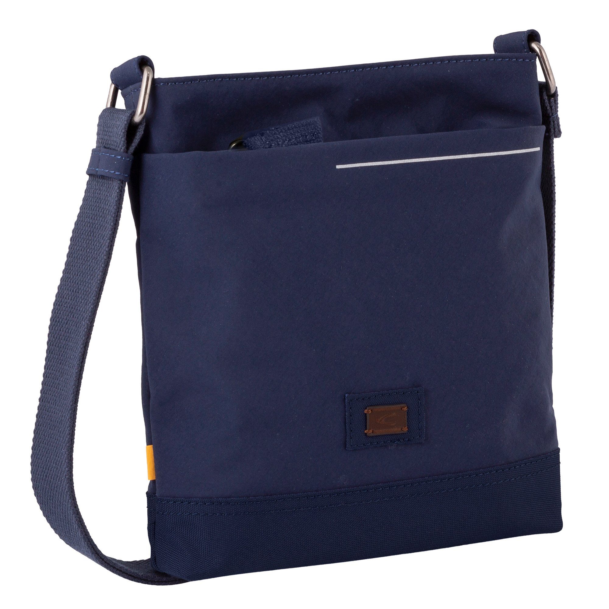 camel active Umhängetasche City Cross praktischen im S, dunkelblau Design bag