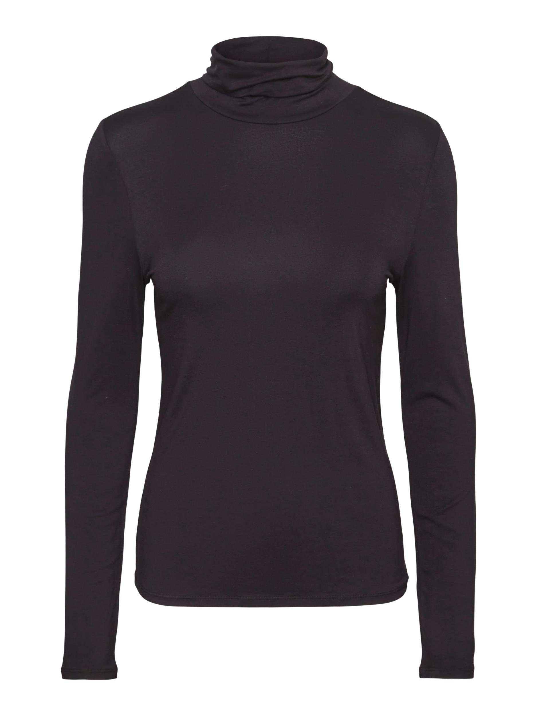 Vero Moda Langarmshirt VMALBERTE LS ROLLNECK TOP JRS NOOS Viskosemischung